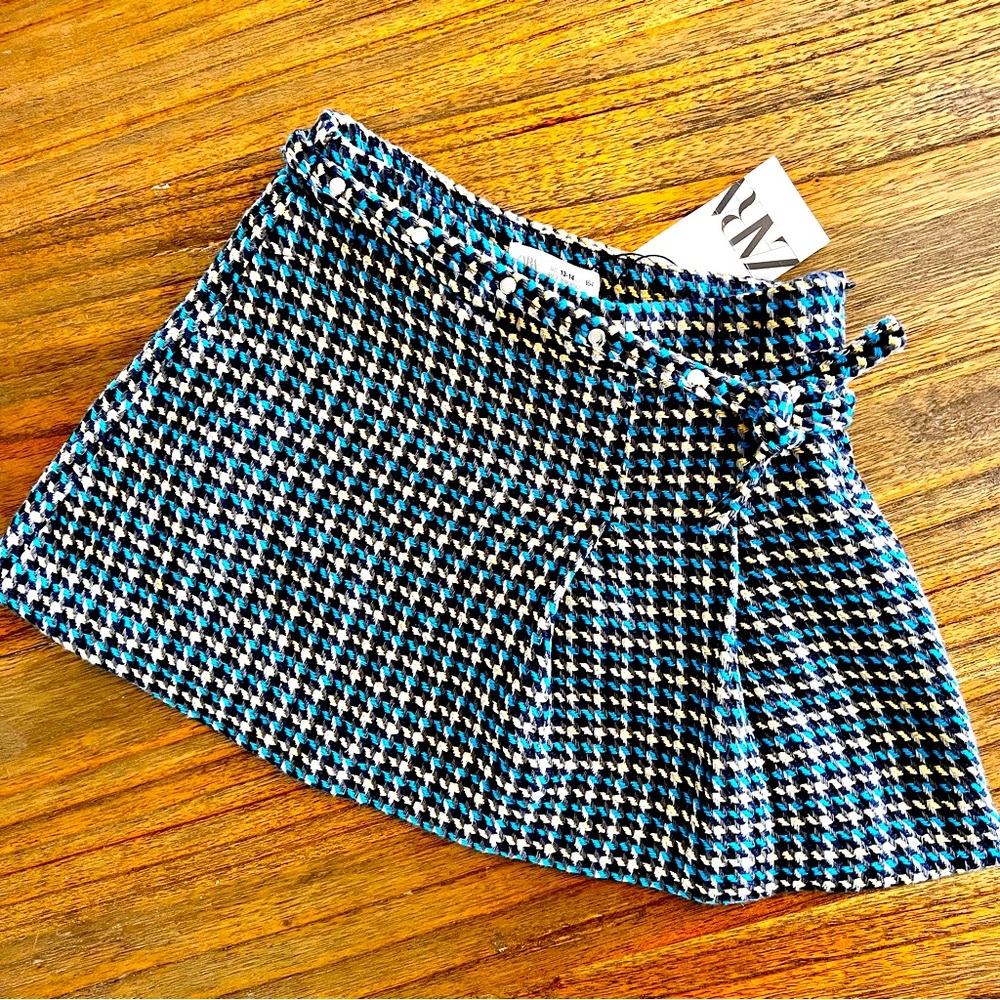 Zara Tweed Boucle Skirt